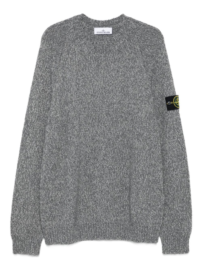 Stone Island Maglia Grigio Uomo Badge Logo 5