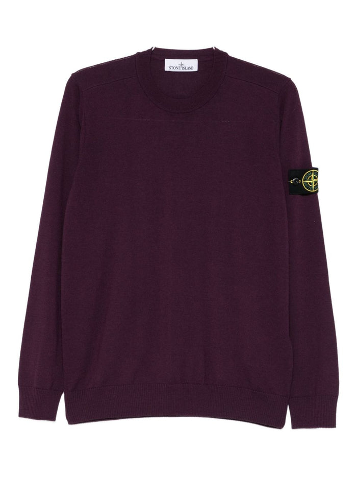 Stone Island Herren-Pullover mit Rundhalsausschnitt in Lila 5