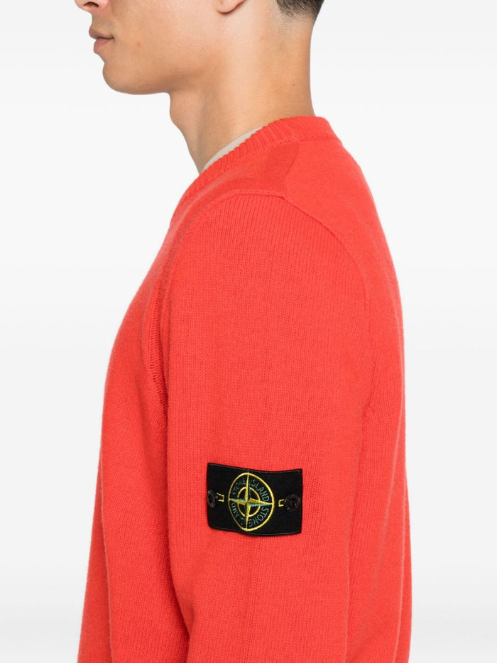 Stone Island Herren-Pullover mit Rundhalsausschnitt in Rot Dipierro