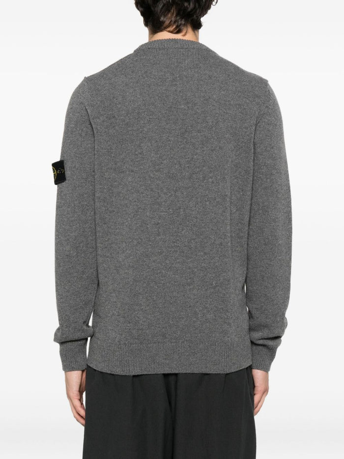 Stone Island Maglia Grigio Uomo Girocollo 3