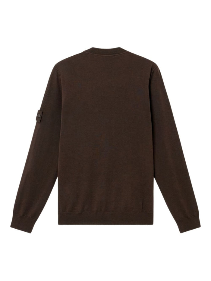 Stone Island Maglia Marrone Uomo Accollata 2