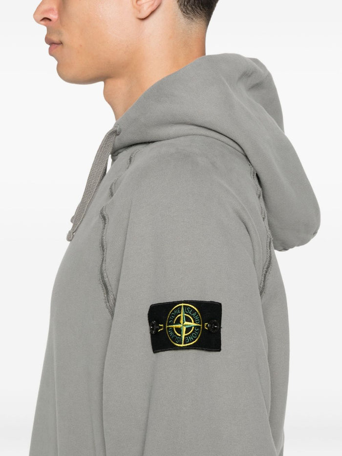 Stone Island Herren-Sweatshirt mit Raglanärmeln in Grau 4
