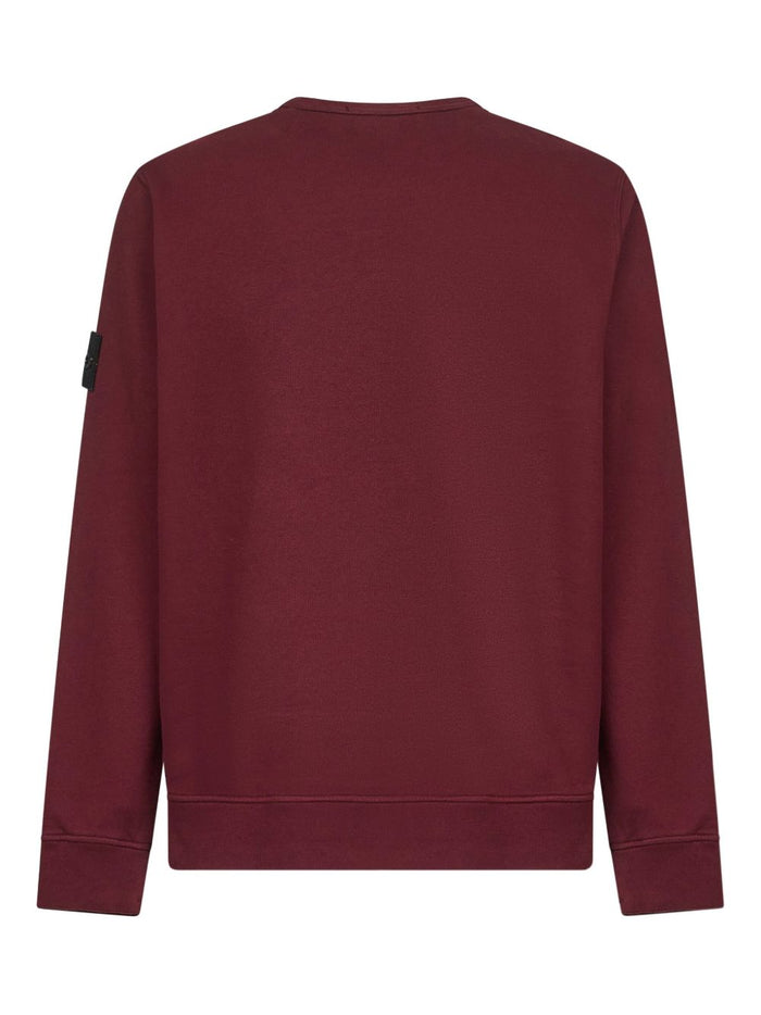 Stone Island Herren Langarm-Sweatshirt in lila 2