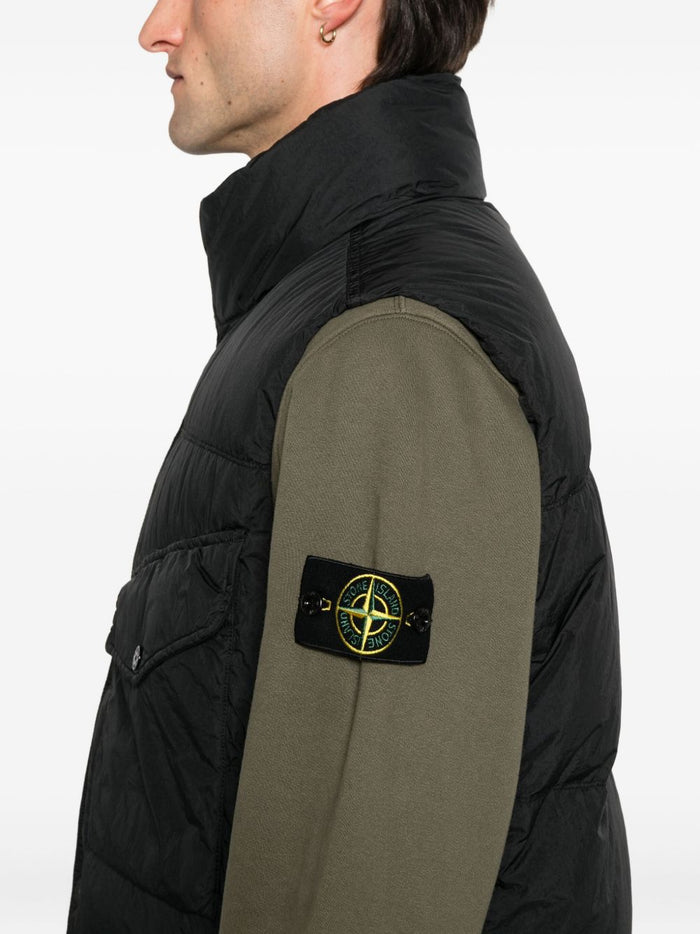 Stone Island Felpa Verde Uomo Maniche Lunghe 4