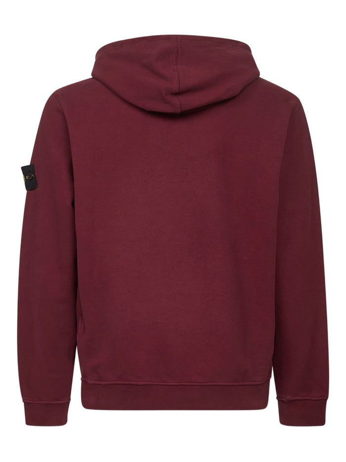 Stone Island Herren Sweatshirt mit Logo-Patch in Lila 2
