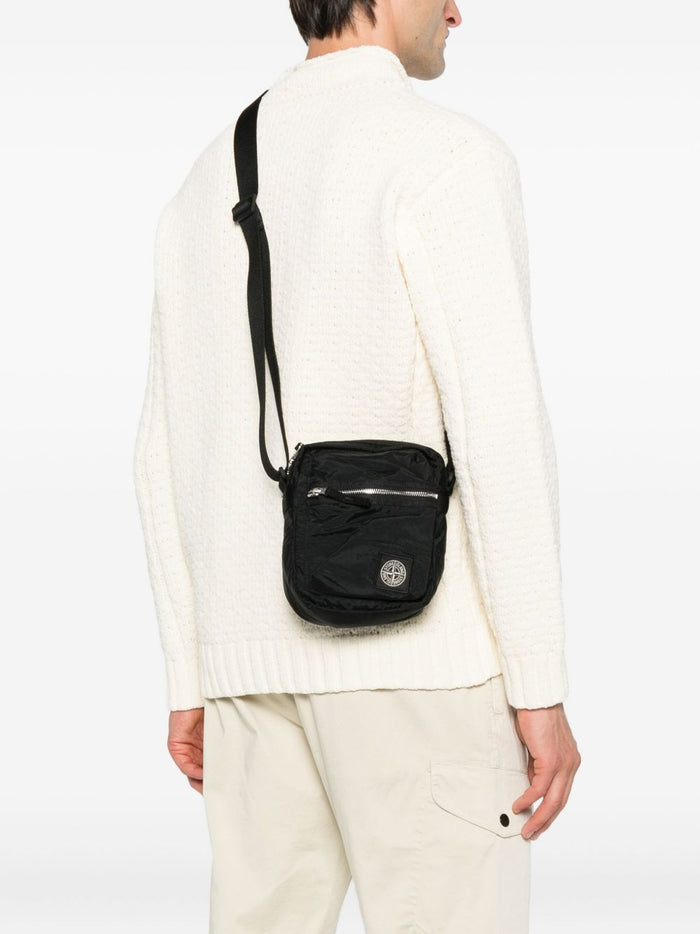 Stone Island Herren Umhängetasche in schwarz 2
