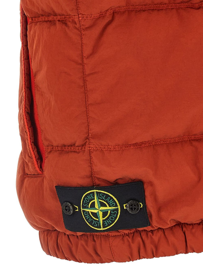 Stone Island Herren – Gefütterte Weste in rot 3