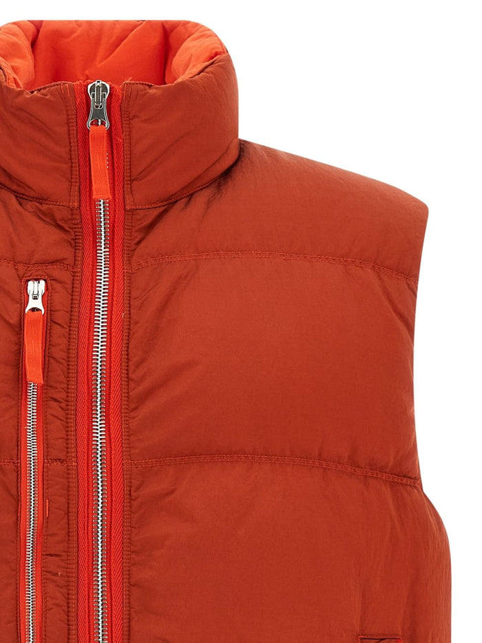 Stone Island Herren – Gefütterte Weste in rot 4