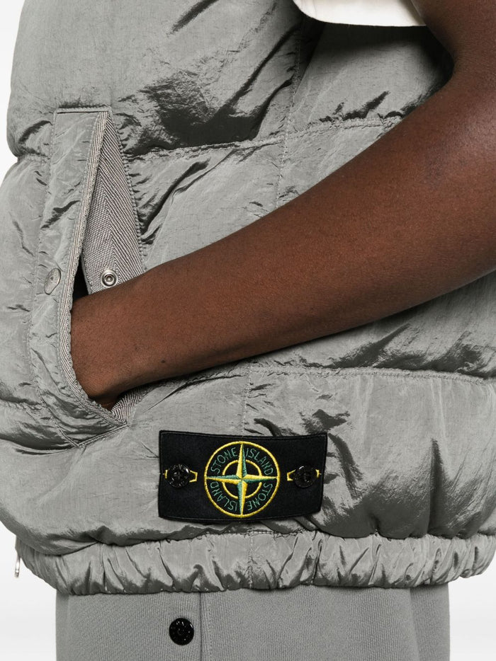 Stone Island Gilet Grigio Uomo Imbottito 4