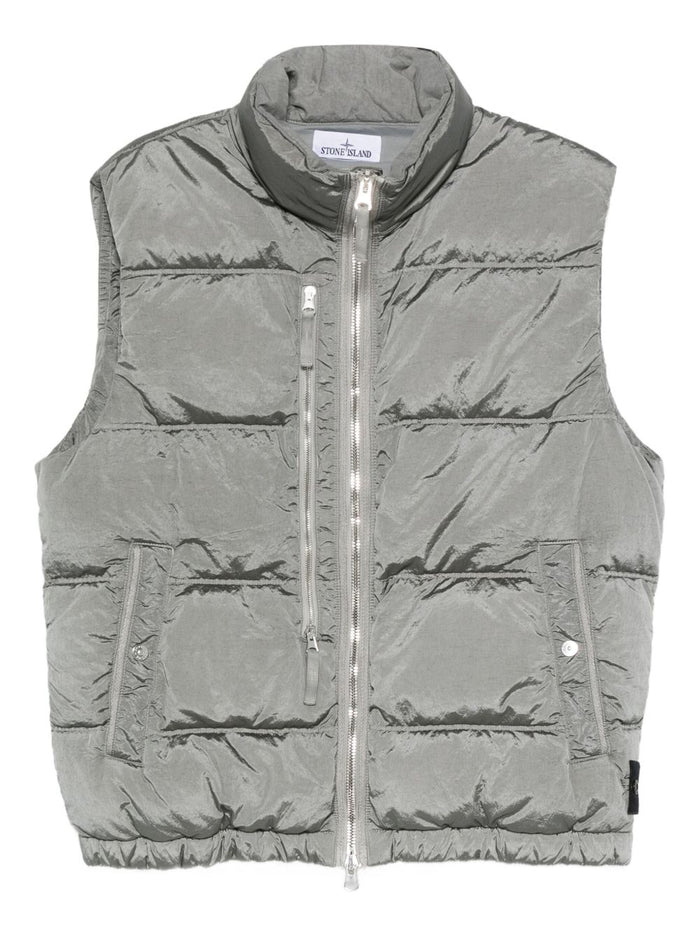 Stone Island Gilet Grigio Uomo Imbottito 5