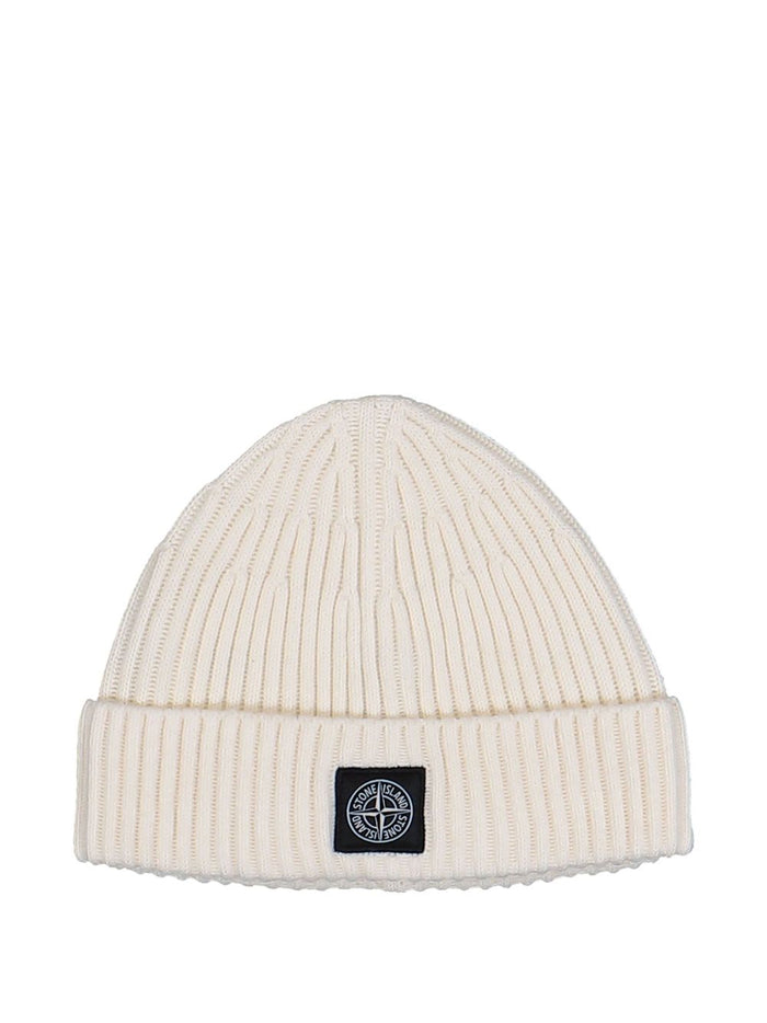 Stone Island Cappellino Bianco Uomo Patch Logo 1