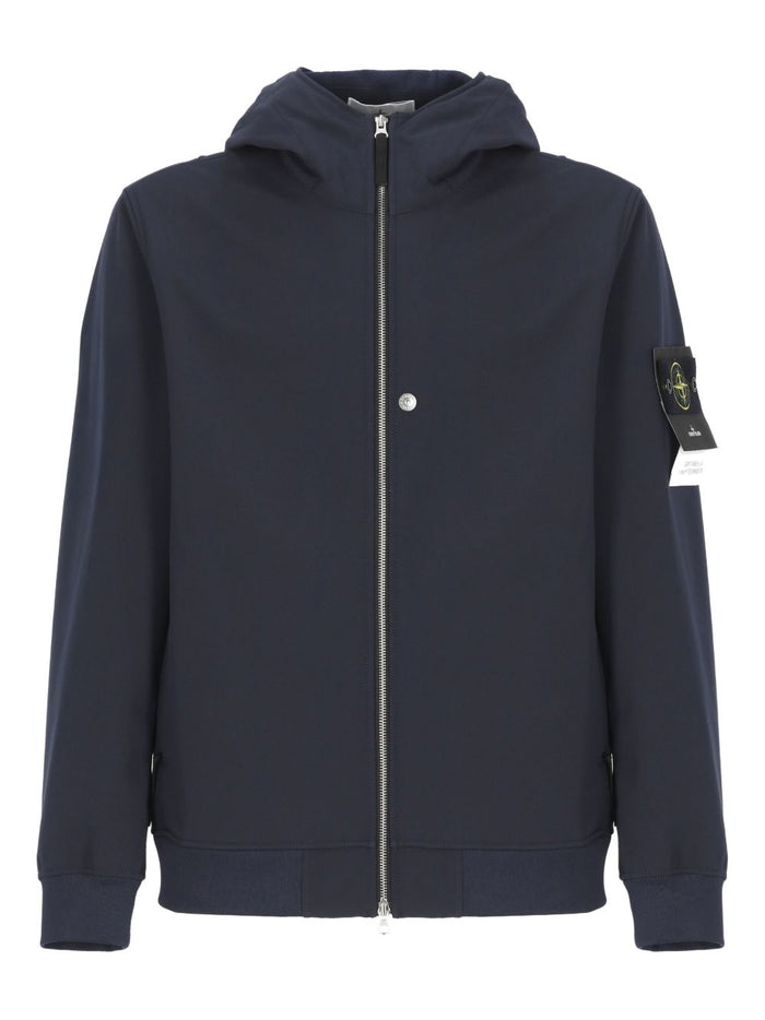 Stone Island Men's Blue Hooded Jacket 5