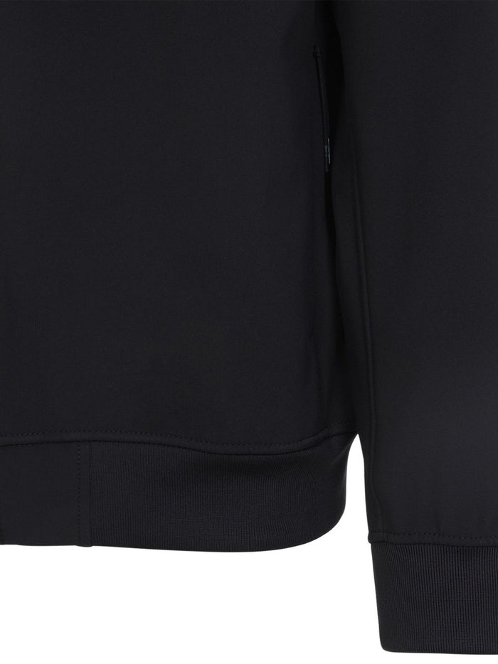 Stone Island Men's Black Hooded Jacket 3