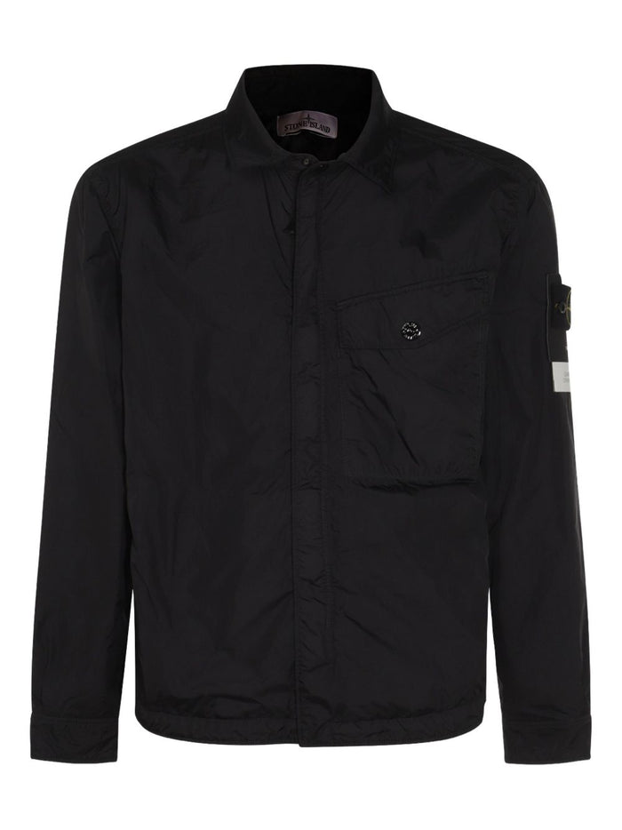 Stone Island Giacca Nero Uomo Colletto Classico 1