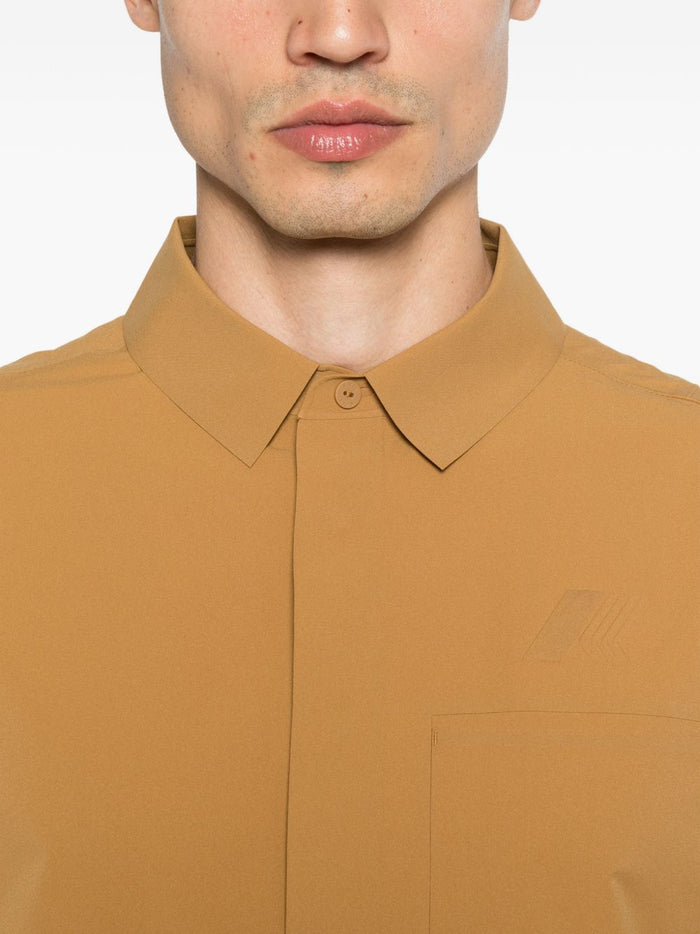 K-way Giacca-Camicia Marrone Uomo Sharrie 4