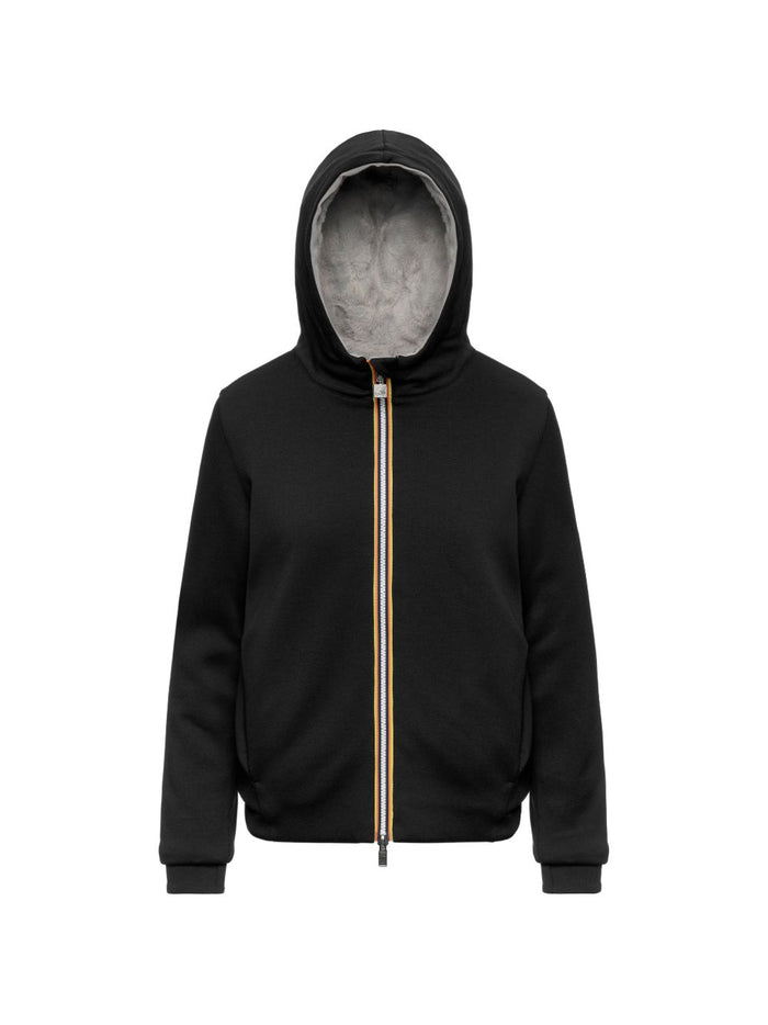 K-way Giubbotto Nero Donna 1
