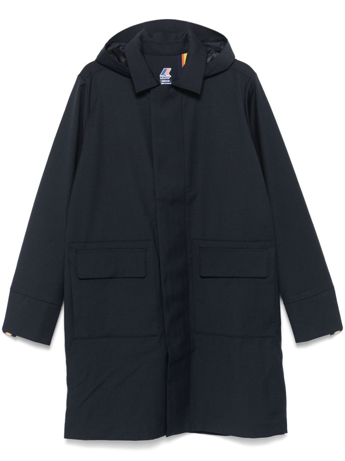 K-way Trench Blu Uomo 1