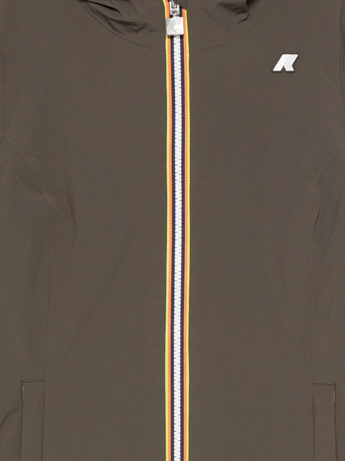 K-way Lily St Warm Reversible Women's Jacket Green-Lilac 2