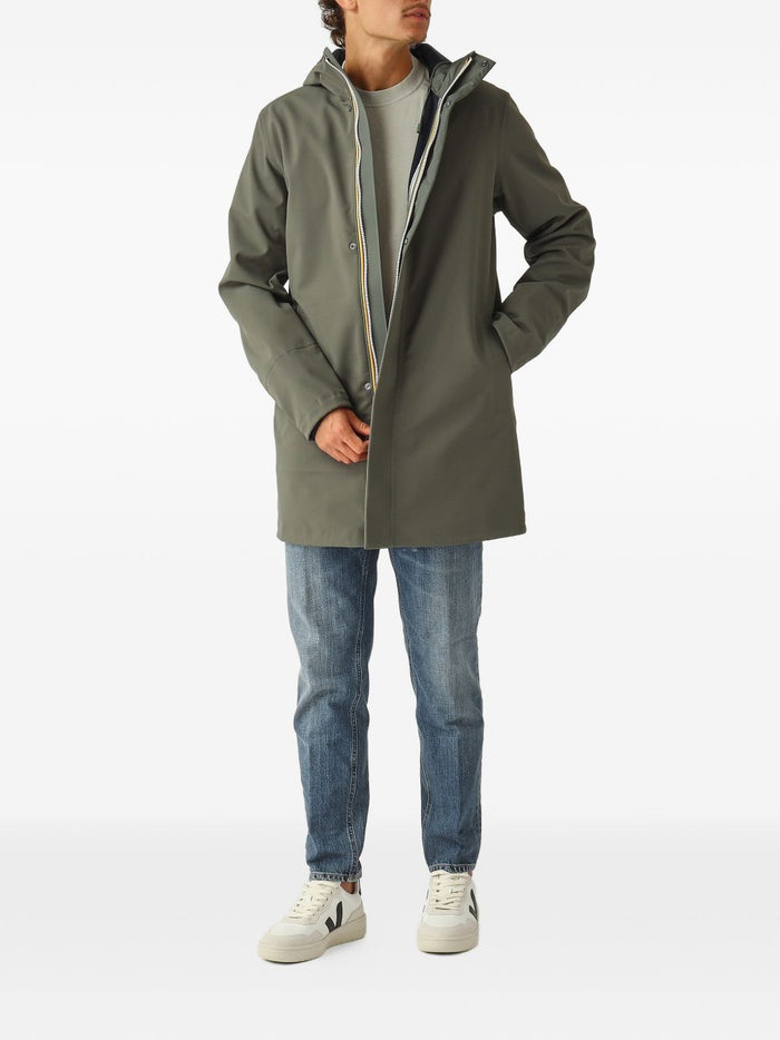 Kway Giaccone Verde Uomo 5