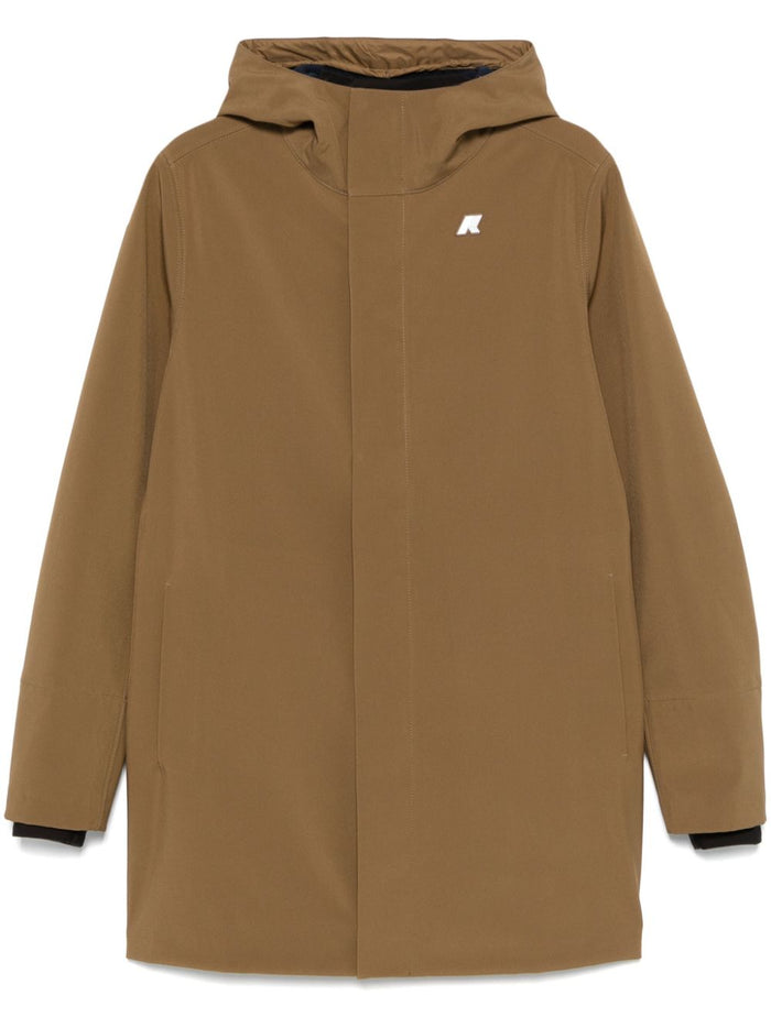 K-way Brown Jacket Men Marlyn Bonded 1