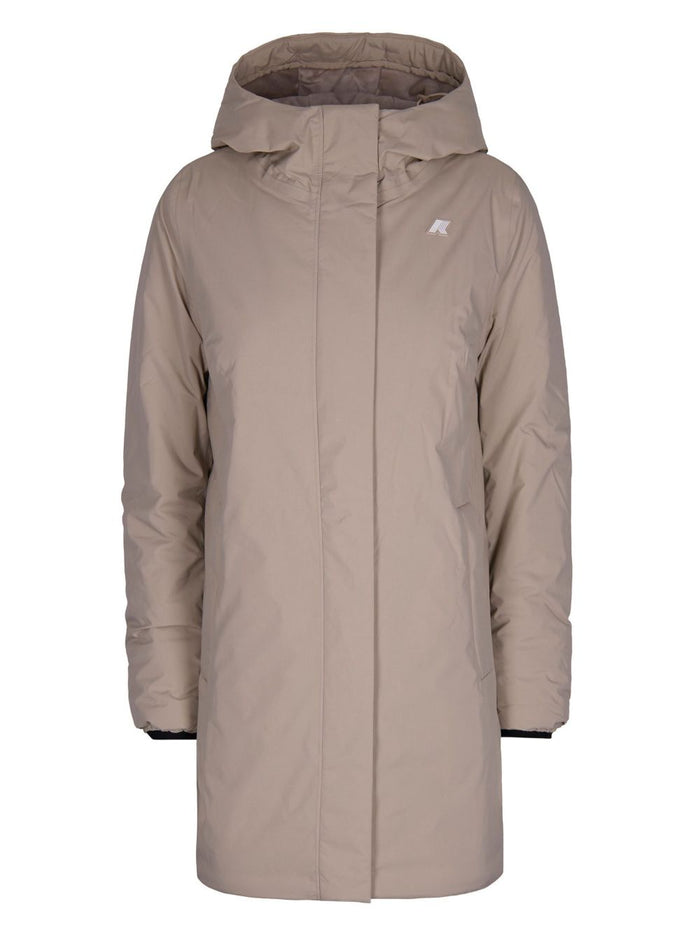 K-way Sophie Soft Touch Marmotta Beige Jacke für Damen 1