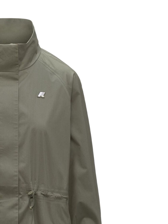 K-way Trench Verde Donna Barbrein 2