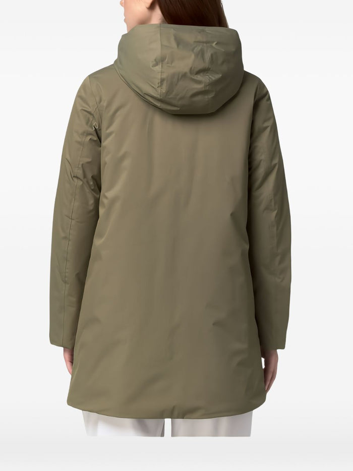 K-way Giaccone Verde Donna 2