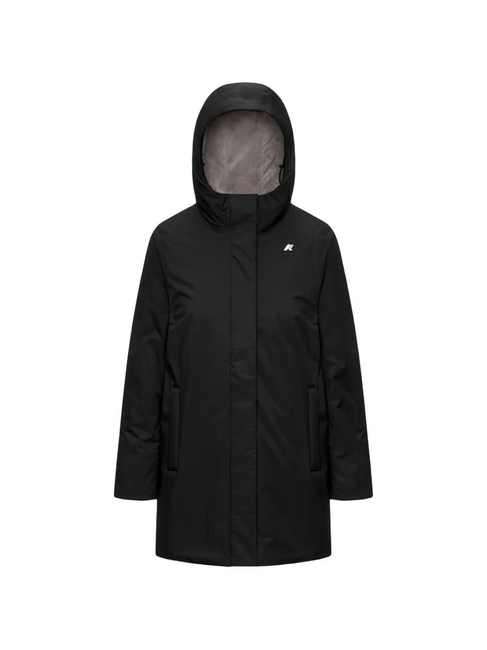 K-way Giaccone Nero Donna 1