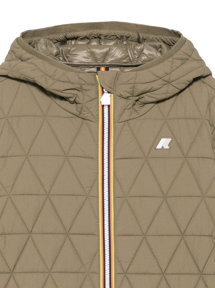 K-way Giaccone Verde Donna 2