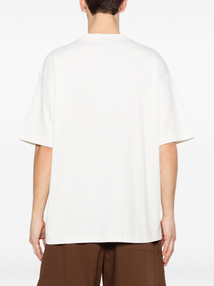 Drole De Monsieur T-Shirt Stampa Negozio Uomo Bianco 3