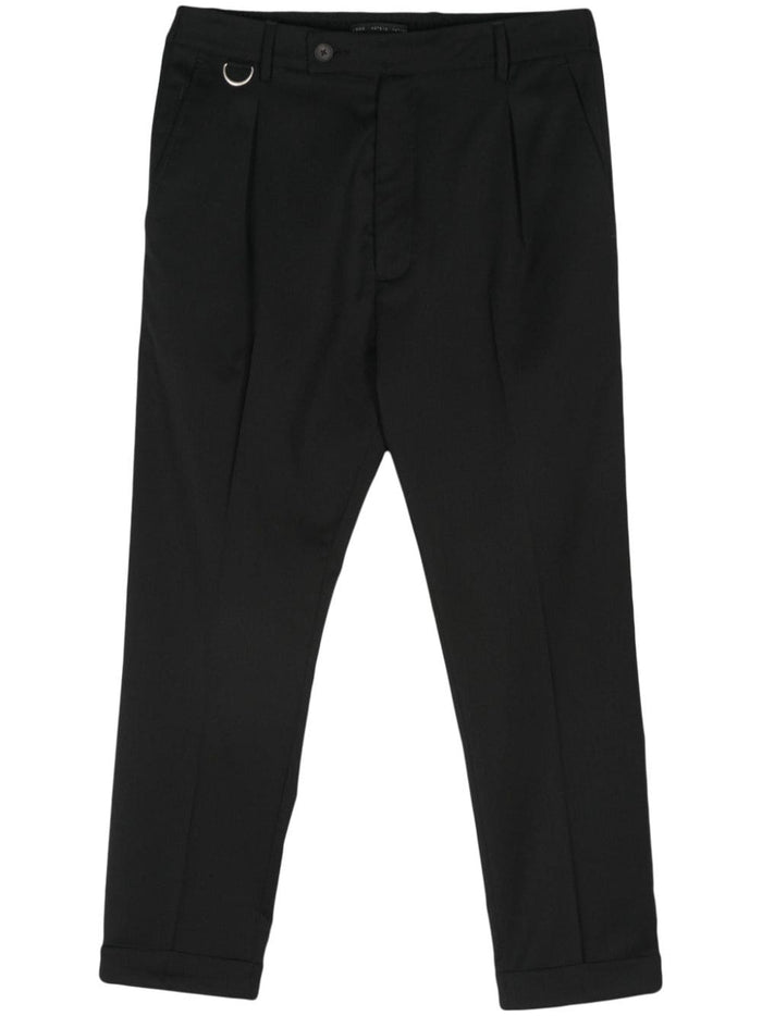 Low Brand Pantalone Nero Uomo Riviera 1