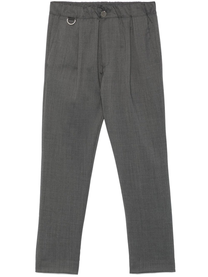 Low Brand Pantalone Grigio Uomo Dettaglio Anello Portachiavi 5