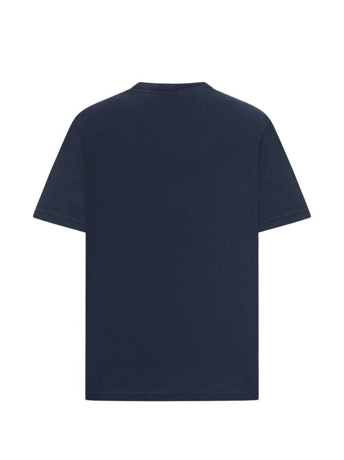 Stone Island T-Shirt Blu Uomo Stampa Bussola 2