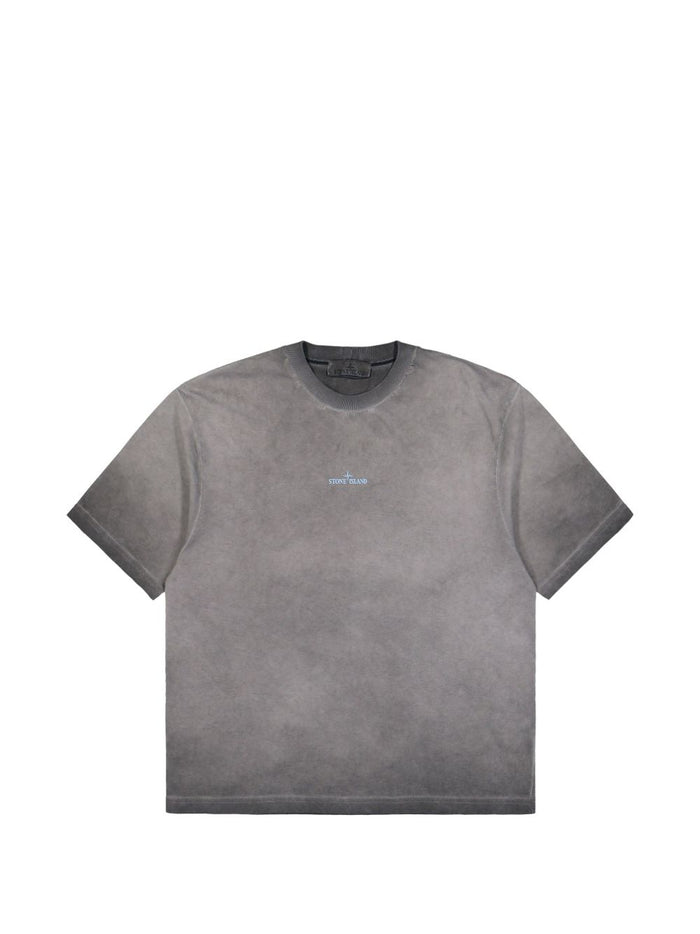 Stone Island T-shirt Micro Ricamo Uomo Nero 1