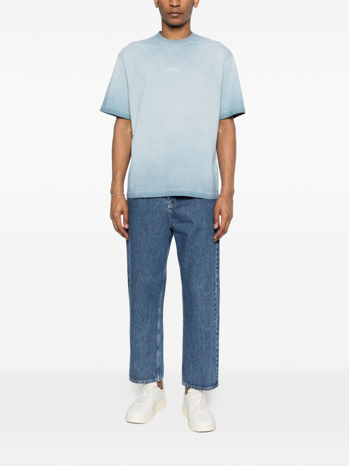 Stone Island Men's Sky Blue Logo T-Shirt 2