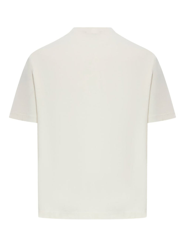 Stone Island White Men's Micro Logo T-Shirt 2