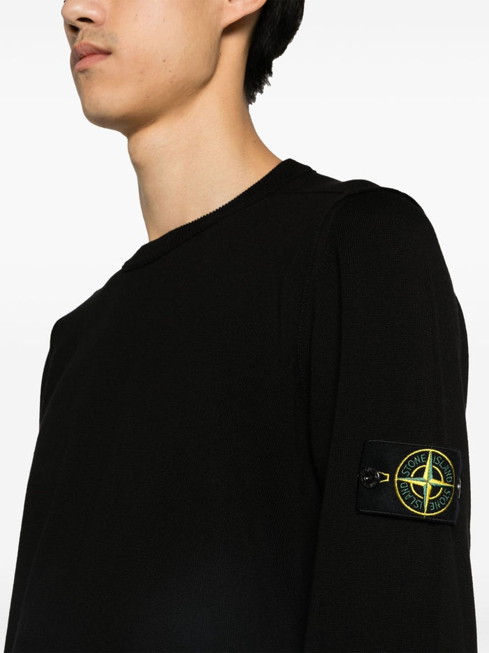 Stone Island Maglia Girocollo Uomo Nero 4