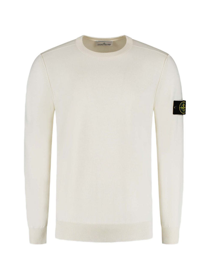 Stone Island Maglia Girocollo Uomo Bianco 1