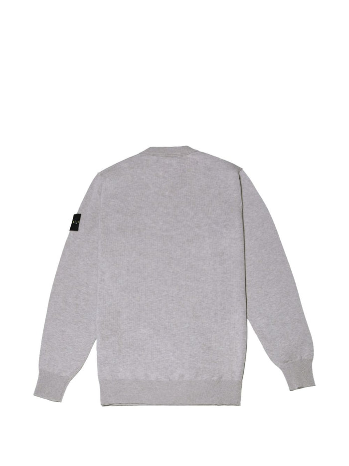 Stone Island Maglia Grigio Uomo Girocollo 2