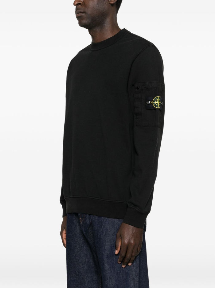 Stone Island Felpa Nero Uomo 1