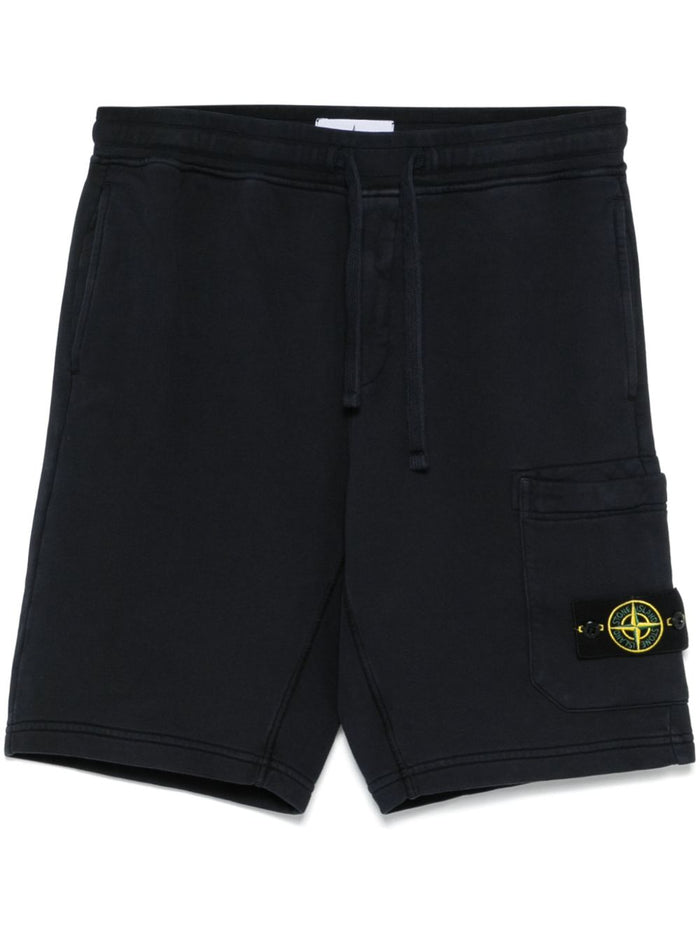 Stone Island Short Blu Uomo Sportivi 5