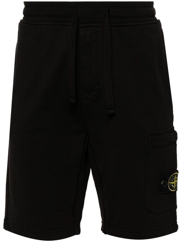 Stone Island Short Nero Uomo Sportivo 5