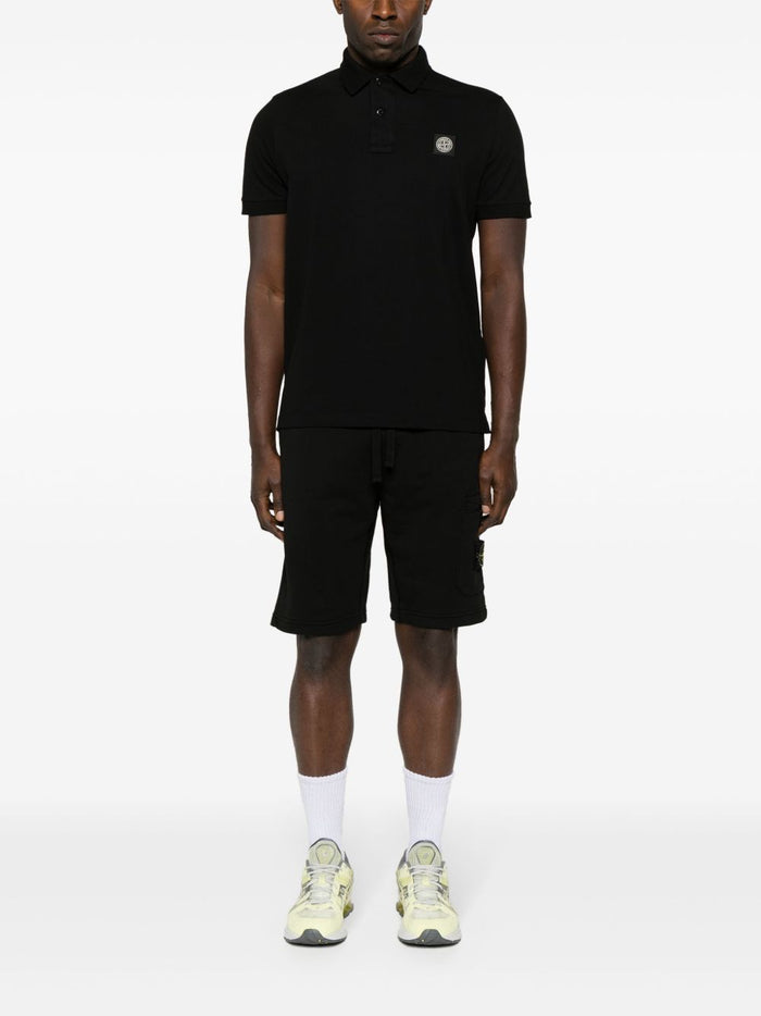 Stone Island Short Nero Uomo Sportivo 2