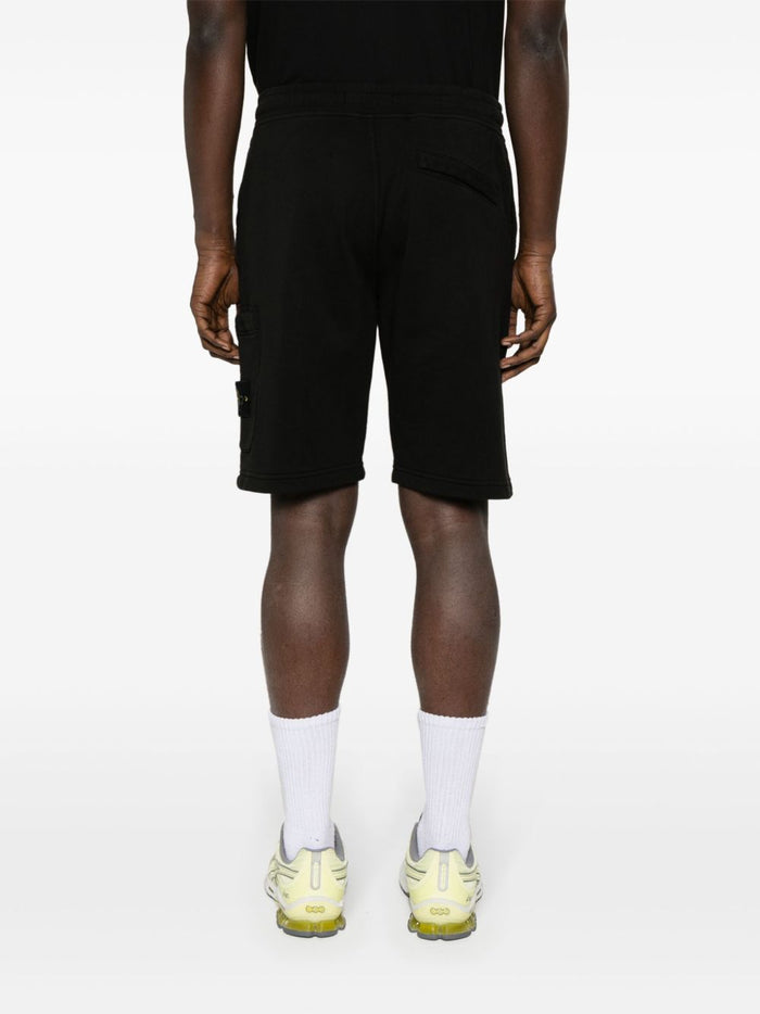 Stone Island Short Nero Uomo Sportivo 3