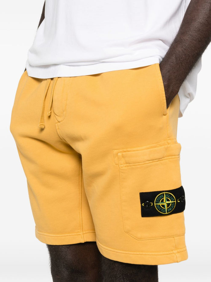 Stone Island Short Giallo Uomo Sportivi 5