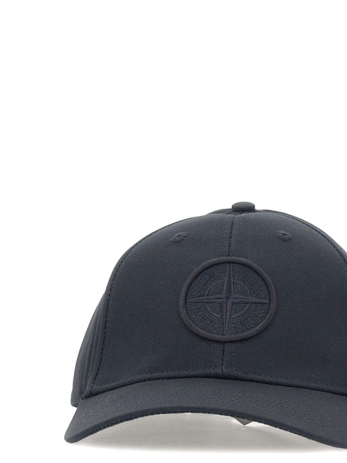 Stone Island Cappellino Blu Uomo Ricamo Compass 5
