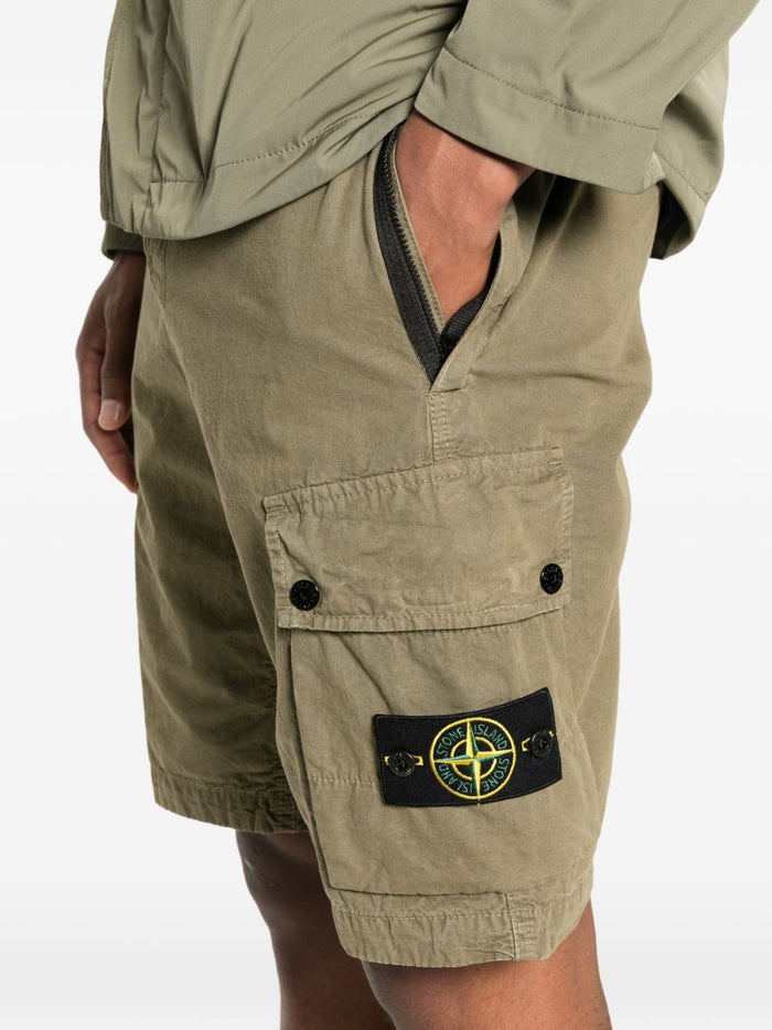Stone Island Short Verde Uomo Cargo 2