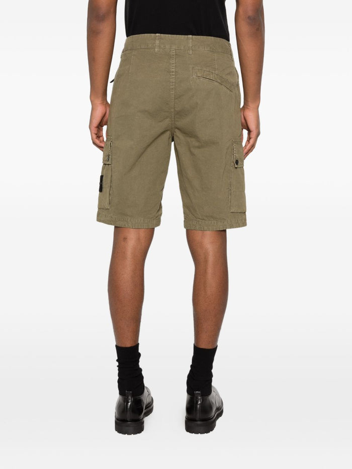 Stone Island Short Verde Uomo Cargo 5