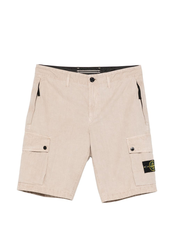 Stone Island Short Beige Uomo Cargo 1