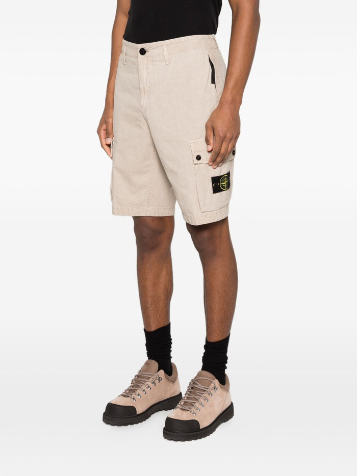 Stone Island Short Beige Uomo Cargo 3